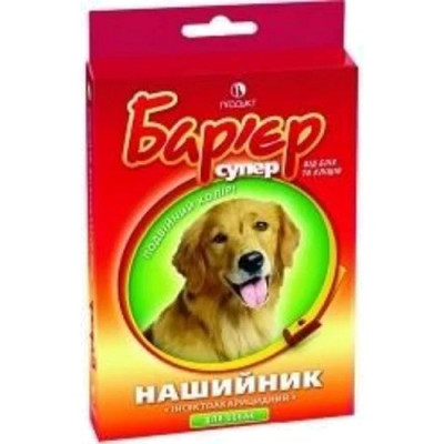 Нашийник протипаразитарний Бар'єр для собак кольоровий