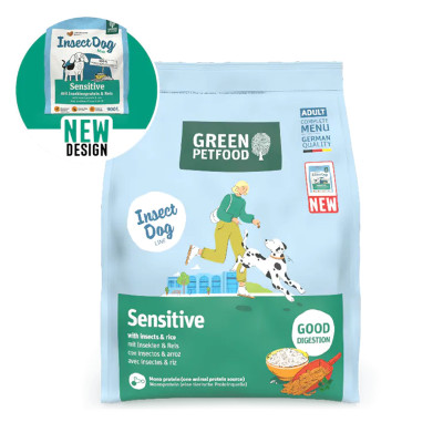 Сухий корм для собак Green Petfood Sensitive with Insects