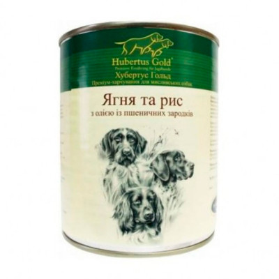  Консерва для собак Hubertus Gold (Хубертус Голд) Ягня та рис