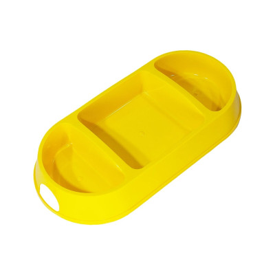 Миска потрійна Тігріс, жовта
