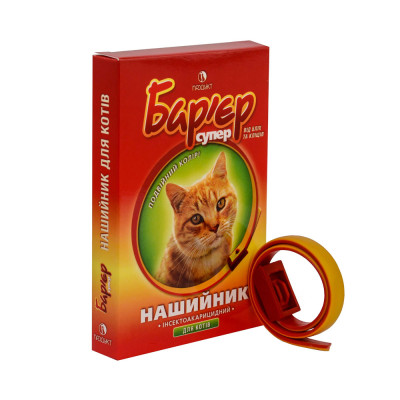 Нашийник від бліх та кліщів Бар'єр для котів