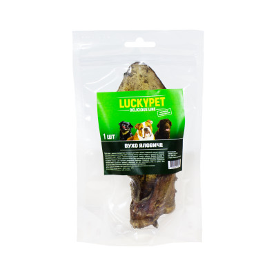 Вухо яловиче Lucky Pet в Упаковці
