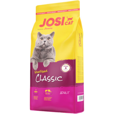 Сухий корм для домашніх і стерилізованих котів JosiCat Sterilised Classic з домашньою птицею