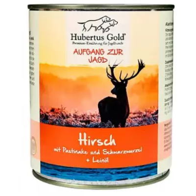  Консерва для собак Hubertus Gold Hirsch mit Pastinake з олениною та пастернаком