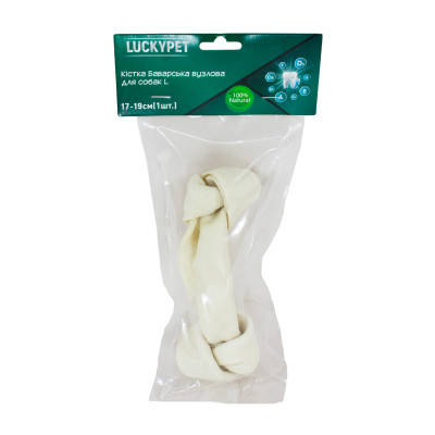 Lucky Pet Кость Баварская узловая №4 L, 17-19 см