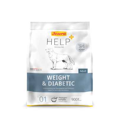 Josera Help + Veterinary Diet Weight & Diabetic Dog з домашньою птицею