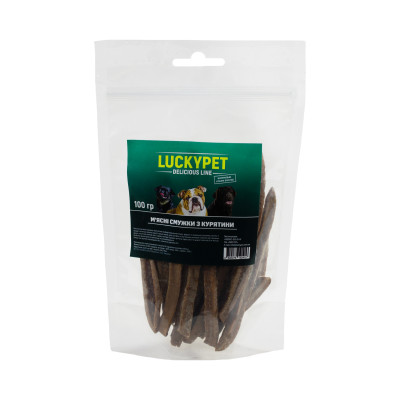 Ласощі Lucky Pet Мясні смужки з курятини