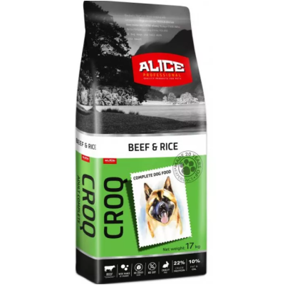 Сухий корм Alice Croq Beef and Rice з яловичиною та рисом для собак
