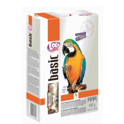 Повнораційний корм Lolo Pets Foody For Parrots для великих папуг