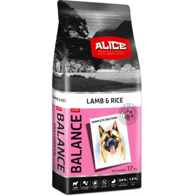 Сухий корм Alice Balance Lamb and Rice з ягням і рисом для собак 