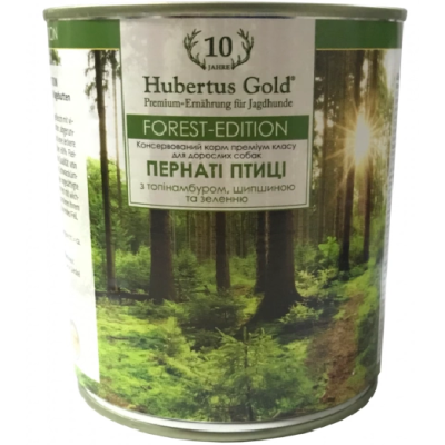 Консерва для собак Hubertus Gold Forest Edition з дичиною, топінамбуром, шипшиною і зеленню