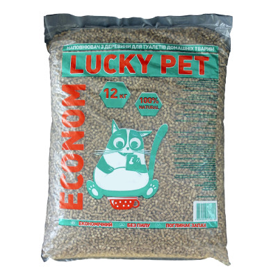 Наповнювач Lucky Pet Econom деревний для туалетів домашніх тварин