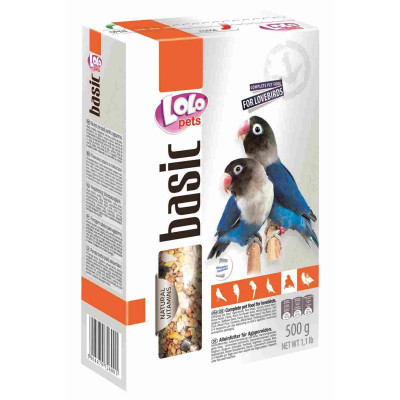 Повнораційний корм Lolo Pets Foody For Lovebirds для нерозлучників