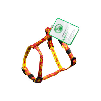 Lucky Pet Нагрудник капроновий анатомічний Н-подібний "Лапки" 1.0/20-29/28-37см