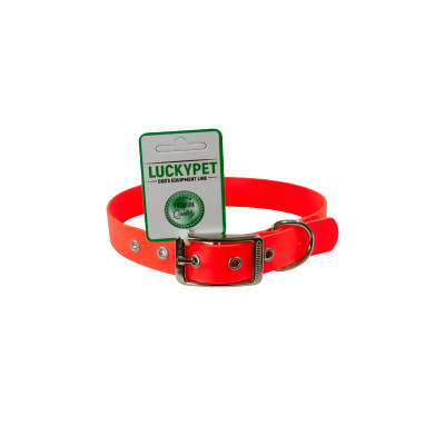Нашийник з водонепроникної стрічки Lucky Pet, помаранчевий