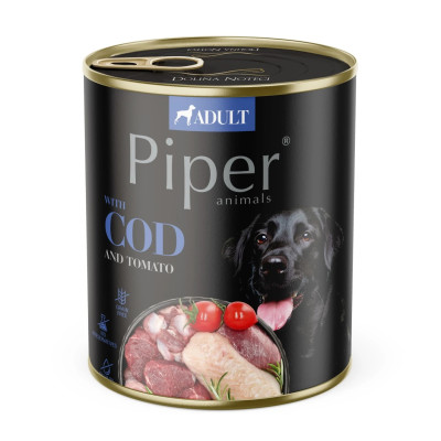 Консерви для собак Dolina Noteci PIPER з тріскою та томатами