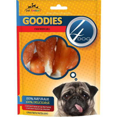 Ласощі для собак 4Dog ніжки курячі