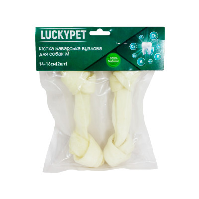 Lucky Pet Кістка Баварська вузлова №3 М 14-16 см