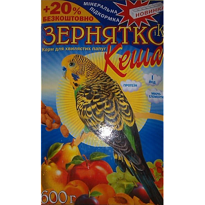 Корм "Зернятко"  Кеша (горіх сухофрукти) 