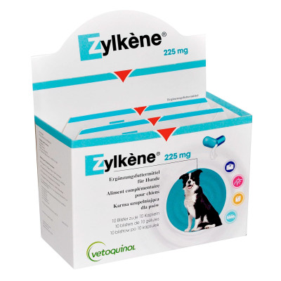 Vetoquinol Zylkene (Зілкене) Антистресові капсули для собак та котів 10 таб.